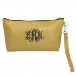 32753 - GOLD COIN POUCH OR COSMETIC/MAKEUP BAG