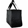 12002- BLACK LARGE SHOPPING BASKET OR UTILITY BASKET