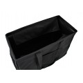 12002- BLACK LARGE SHOPPING BASKET OR UTILITY BASKET