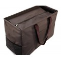 12002- BROWN LARGE SHOPPING BASKET OR UTILITY BASKET