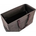 12002- BROWN LARGE SHOPPING BASKET OR UTILITY BASKET