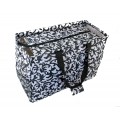 12002- GREY LEAF DESIGN LARGE SHOPPING BASKET OR UTILITY BASKET