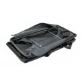 12002- GREY LARGE SHOPPING BASKET OR UTILITY BASKET