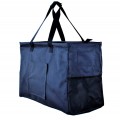 12002- NAVY LARGE SHOPPING BASKET OR UTILITY BASKET