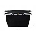 12008- BLACK INSULATED PICNIC BASKET