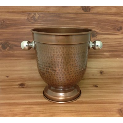 4044- HAMMERED COPPER  WINE/CHAMPAGNE HOLDER