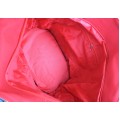 9212- RED BOW ANCHOR CANVAS TOTE BAG