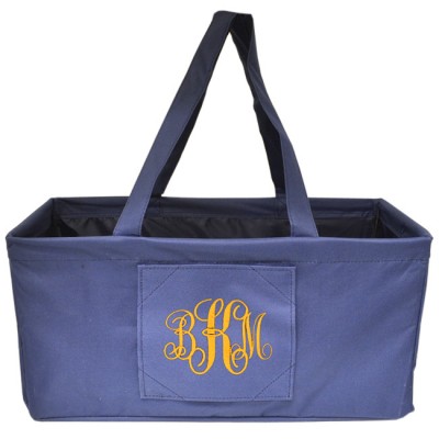 10013-NAVY - NAVY BLUE SHOPPING BASKET OR UTILITY BASKET