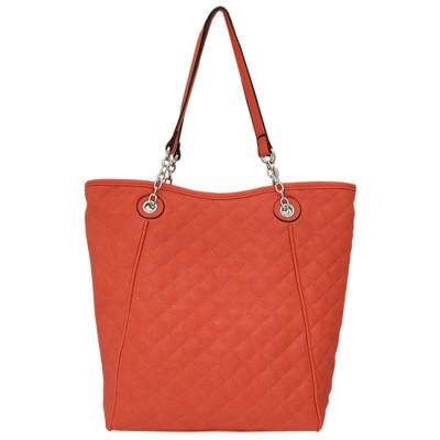9006 - CORAL QUILTED LONG STRAP PURSE