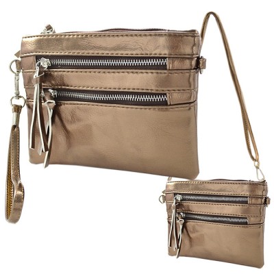 9039A - BRONZE CROSSBODY MESSENGER BAG