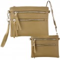 9039A - 10 PIECE CROSSBODY MESSENGER BAG (10 COLORS)