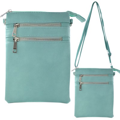 9040A - AQUA SMALL LONG STRAP CROSSBODYBAG