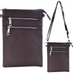 9040A - DARK BROWN SMALL LONG STRAP CROSSBODYBAG