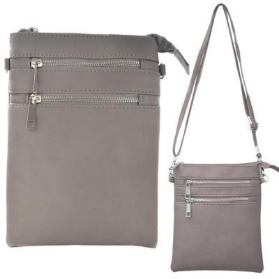 9040A - LIGHT GREY SMALL LONG STRAP CROSSBODYBAG