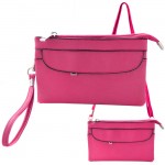 9041 - HOTPINK SMALL CROSSBODY MESSENGER BAG