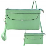 9041 - MINT SMALL CROSSBODY MESSENGER BAG