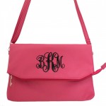 9014 - HOTPINK PU LEATHER CROSS BODY BAG