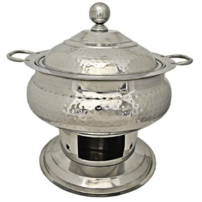 4058 - CHAFING DISH HAMMERED