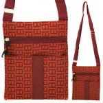 180375 SMALL RED MESSENGER BAG