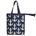 32533 - NAVY MULTI ANCHOR  INSULATED LUNCH BAG