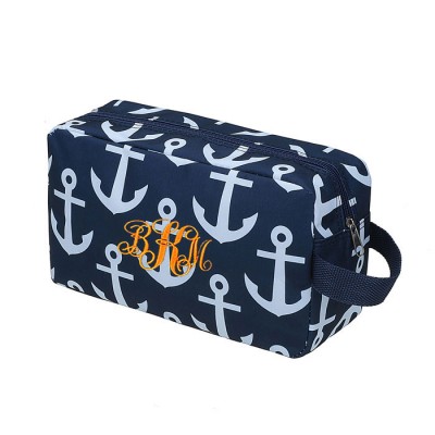 32725- NAVY MULTI ANCHOR DOPP BAG