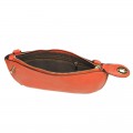 9043 - CORAL PU LEATHER WRISTLETS / CROSS BODY BAG 