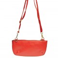 9043 - RED PU LEATHER WRISTLETS / CROSS BODY BAG 