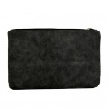 9055 -BLACK 2 PC PU LEATHER SHOULDER BAG