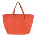 9055 -RED 2 PC PU LEATHER SHOULDER BAG 