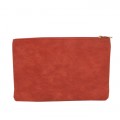 9055 -RED 2 PC PU LEATHER SHOULDER BAG 