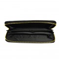 9071 - BLACK PU LEATHER FASHION WALLET