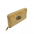 9071 - BROWN PU LEATHER FASHION WALLET
