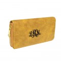 9071 - CAMEL PU LEATHER FASHION WALLET