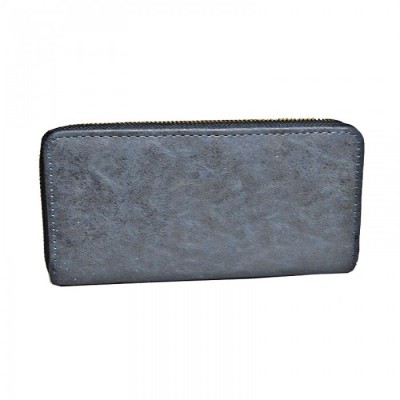 9071 - NAVY PU LEATHER FASHION WALLET