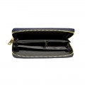 9071 - NAVY PU LEATHER FASHION WALLET
