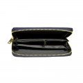 9071 - NAVY PU LEATHER FASHION WALLET