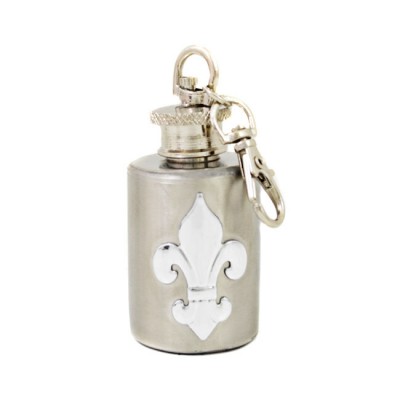 SUN29-ROUND STAINLESS STEEL FLASK ROUND W/FDL