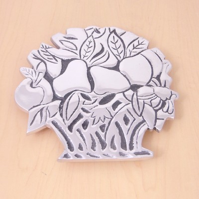 20943-TRIVET FRUIT 7.5"X7.5"X.75"