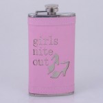 KTFLKGNO - FLASK GIRLS NITE OUT PINK--6 OZ. SS