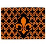 181134 - FDL CUTTING BOARD W/ BLACK & GOLD DESIGN