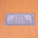 23766 - WALL PLAQUE - GIRLS HAVE COOTIES