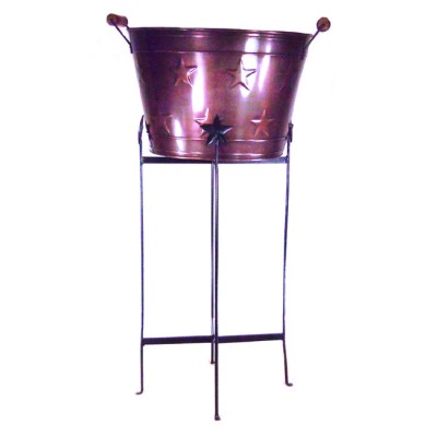 1181 BUCKET STAND BLACK / W STAR DESIGNS