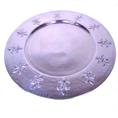 80006A - LARGE TRAY ROUND / FDL HAMMERED