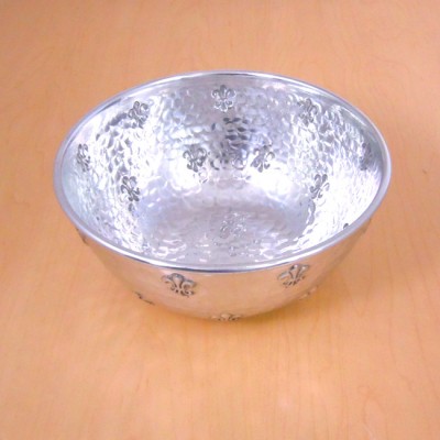 3461B - ROUND HAMMERED BOWL 8" W/FDL