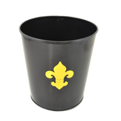 1192-FDL - BLACK COLOR BUCKET W/GOLD FDL