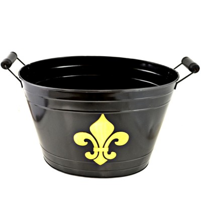 1200BL-GD - BLACK BUCKET W/GOLD FDL