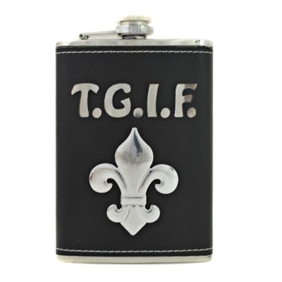 8 OZ. FLASK W/T.G.I.F/FDL