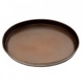 1298COP - PLAIN OVAL COPPER TRAY