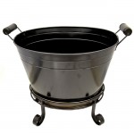 1229-SHORT BUCKET STAND W/ TRAY - BUCKET SEPARATE