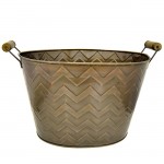 1232 - COPPER CHEVRON BUCKET